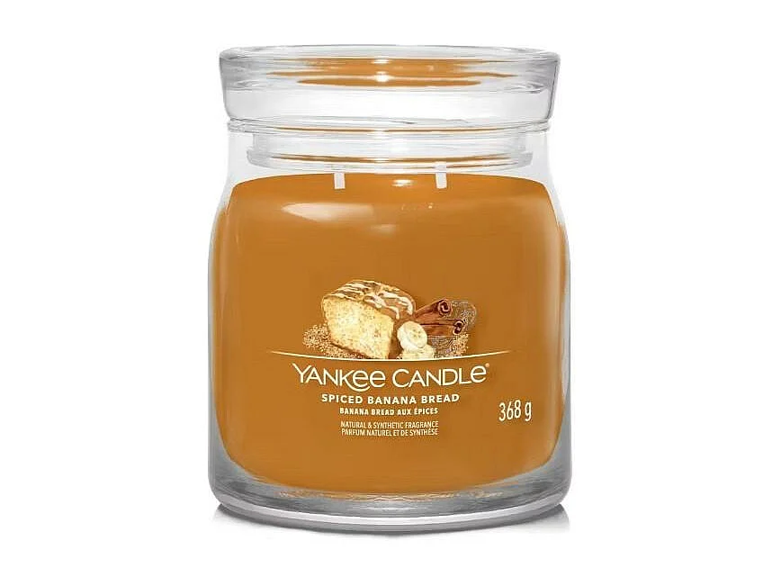 Bougie Banana Bread aux épices moyen modèle