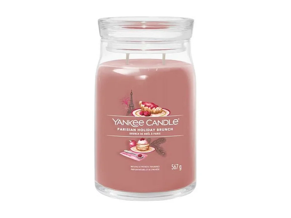 Bougie brunch de Noël à Paris grand modèle