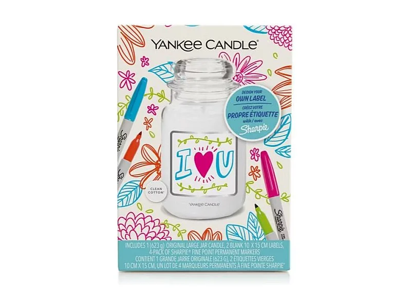 Yankee candle x sharpie étiquette perso