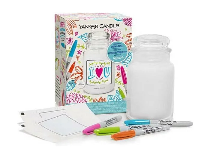 Yankee candle x sharpie étiquette perso