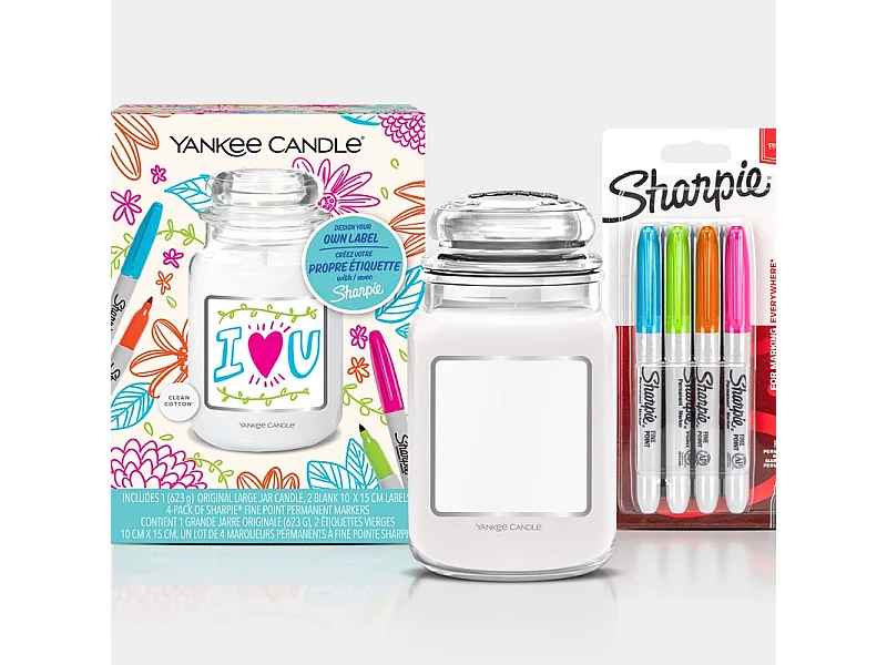 Yankee candle x sharpie étiquette perso