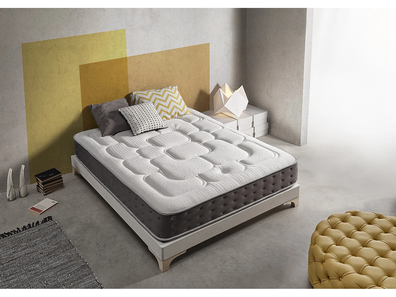 matras Epaisseur 25 cm Royal Top Visco-Graphene | 160x190 cm | Haut niveau van conductivite thermique