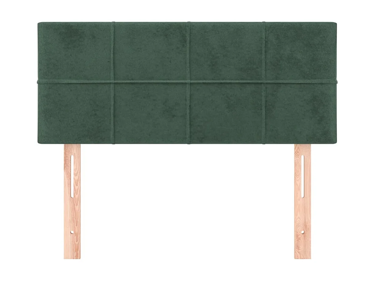 Hoofdbord 100x5x78/88 cm fluweel donkergroen