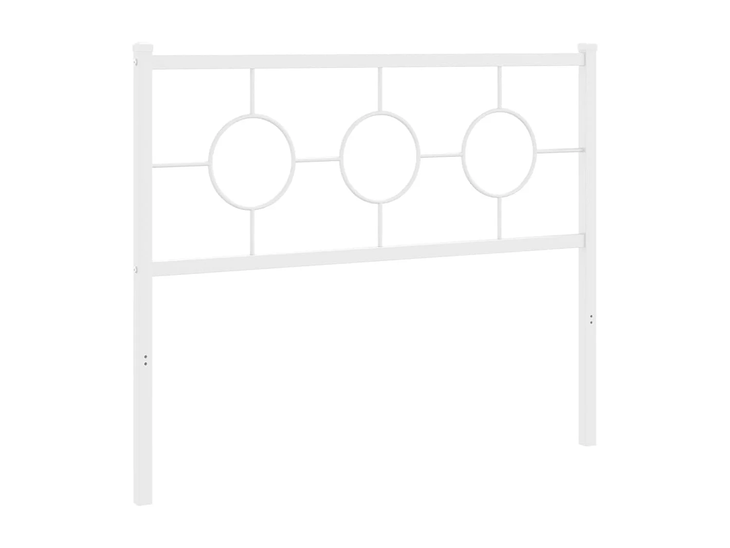 Testiera in Metallo Bianco 107 cm