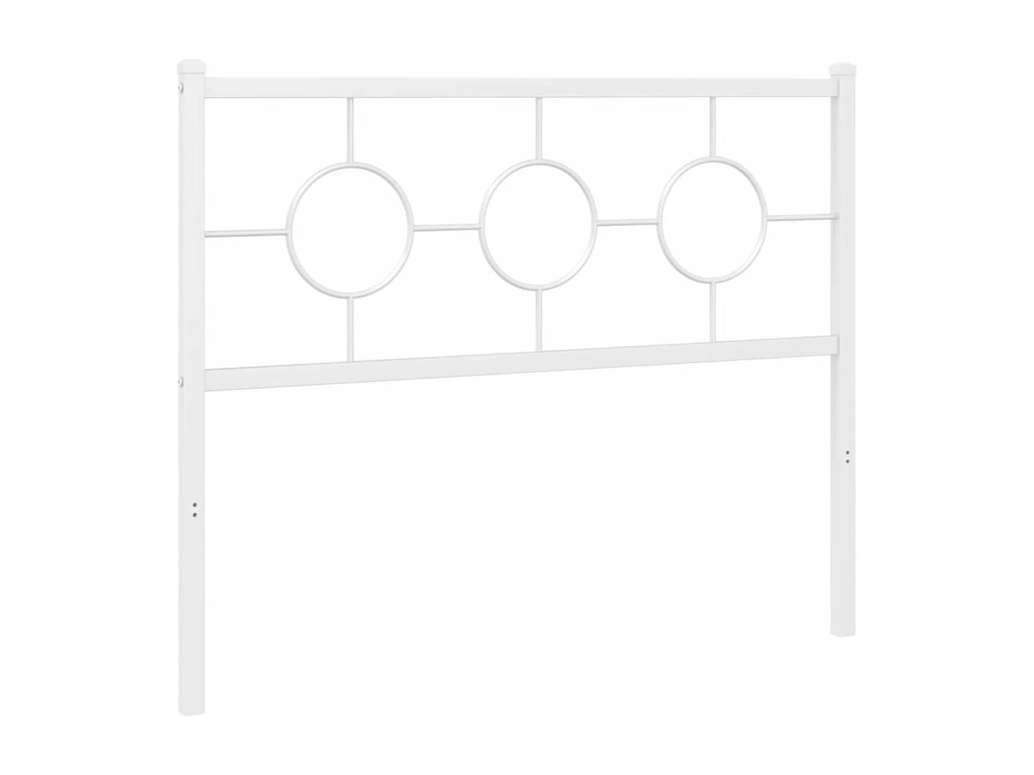 Testiera in Metallo Bianco 107 cm