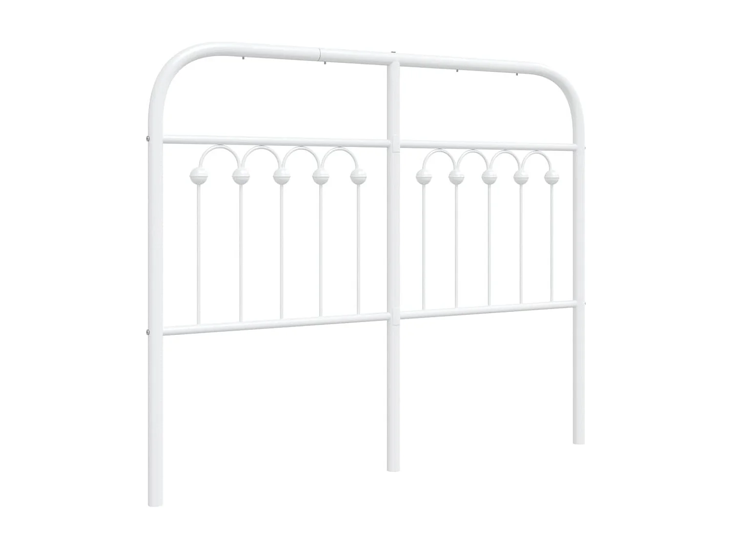 Tête de lit métal blanc 120 cm