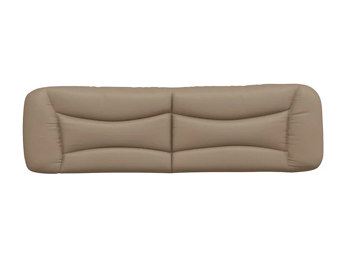 Coussin de tête de lit cappuccino 180 cm similicuir