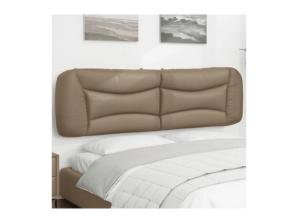 Cuscino Testiera Cappuccino 180 cm in Similpelle