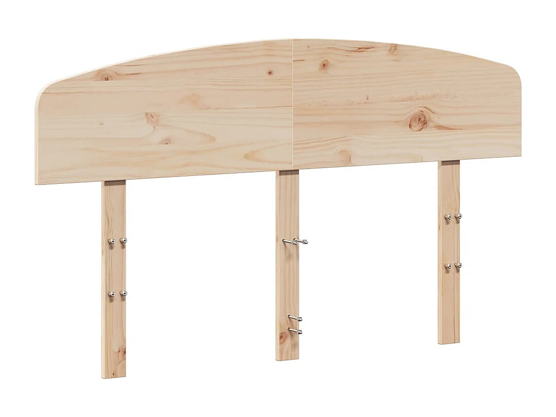 Testiera 120 cm in Legno Massello di Pino