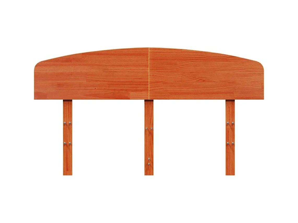 Kopfteil Wachsbraun 160 cm Massivholz Kiefer