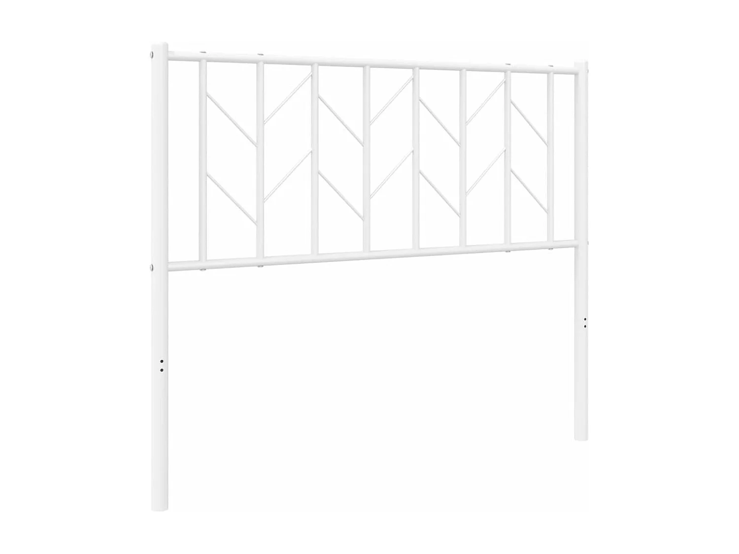 Kopfteil Metall Weiß 100 cm