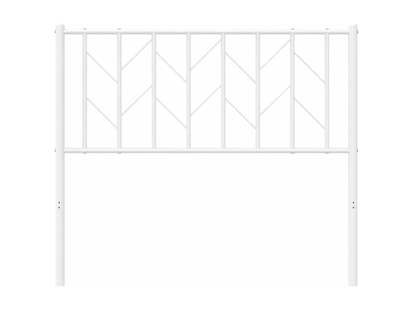 Kopfteil Metall Weiß 100 cm