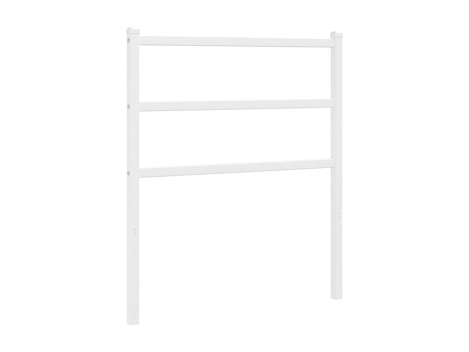 Tête de lit métal blanc 75 cm