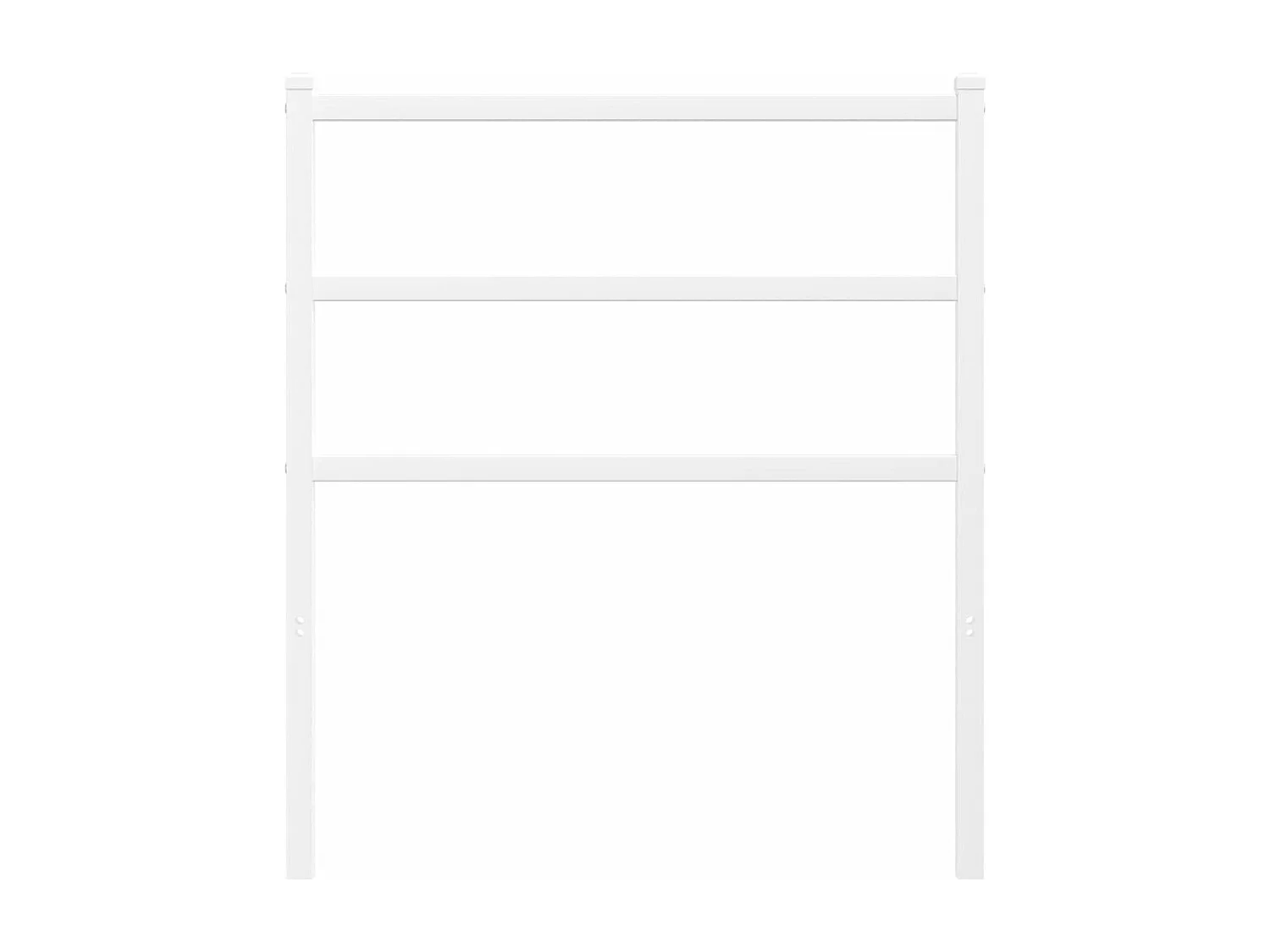 Tête de lit métal blanc 75 cm