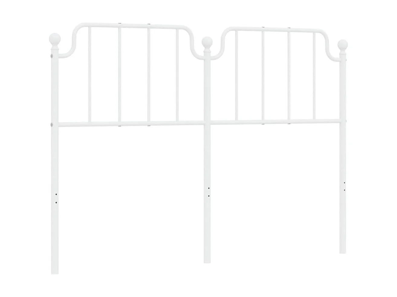 Kopfteil Metall Weiß 150 cm