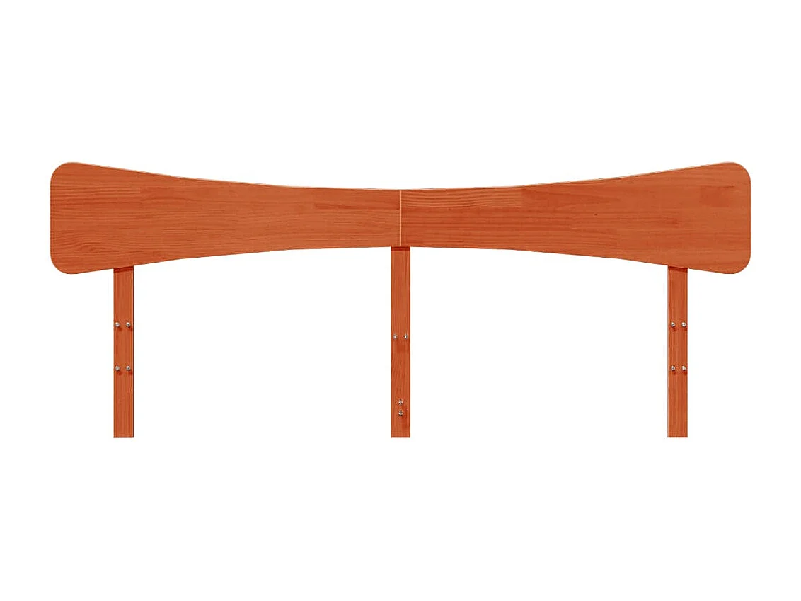Hoofdbord 200 cm massief grenenhout wasbruin