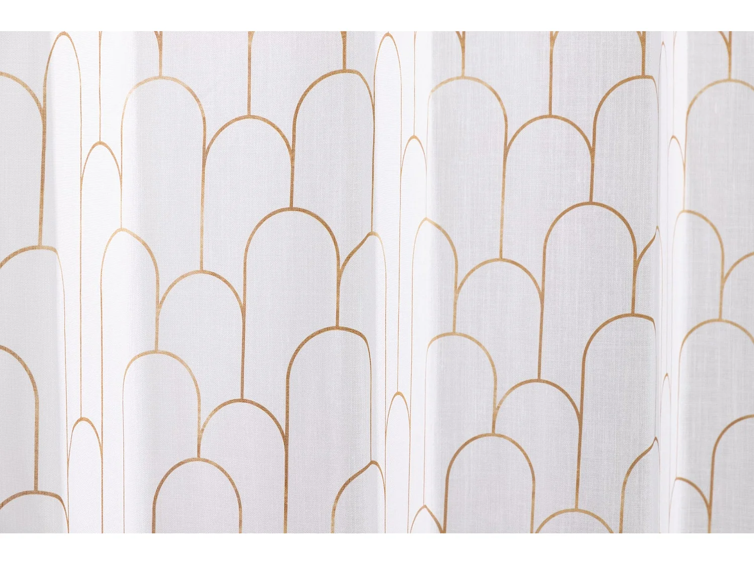 Visillo Lino Hera Formas Geometricas 140x270 Cm