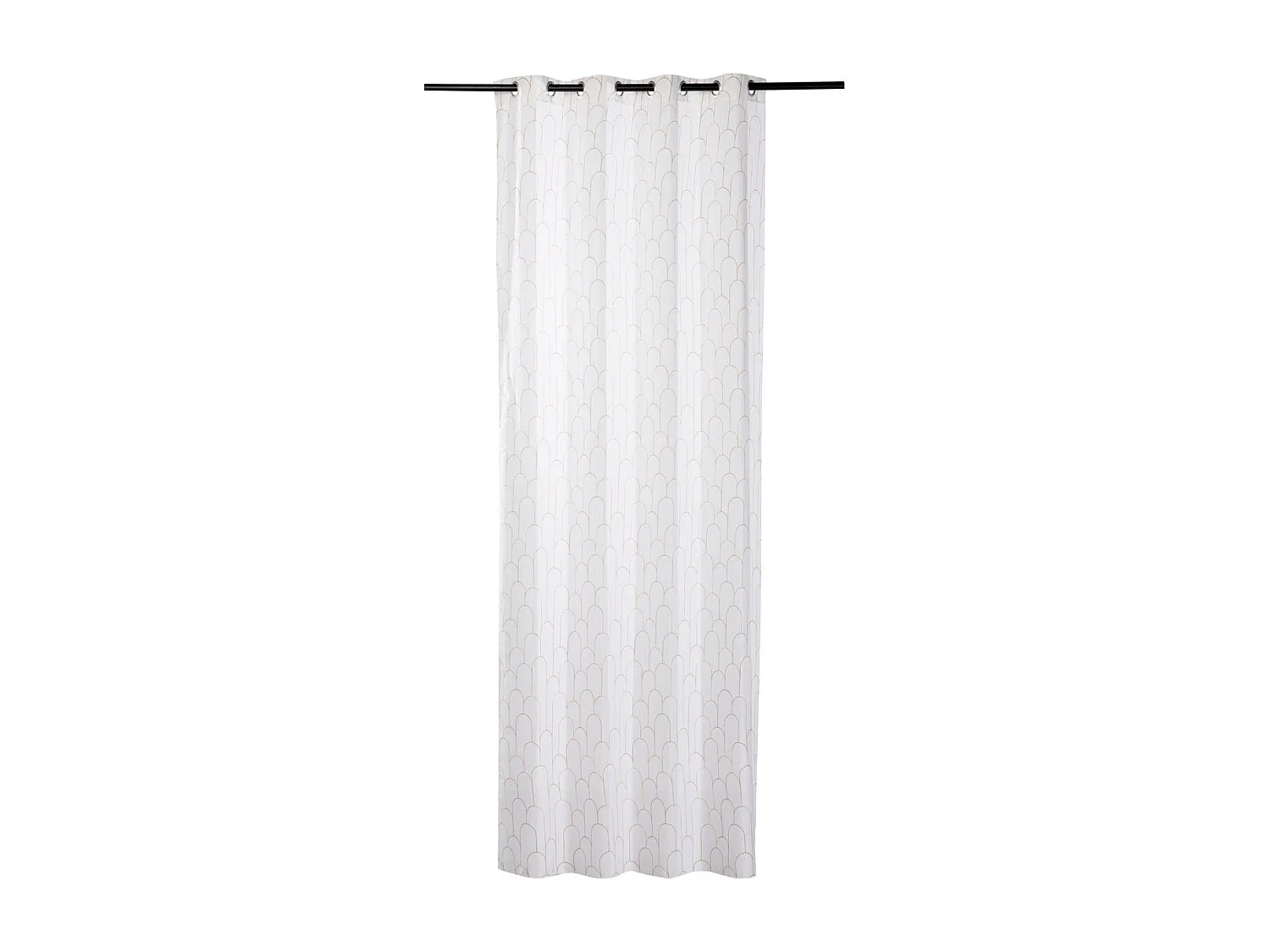 Visillo Lino Hera Formas Geometricas 140x270 Cm