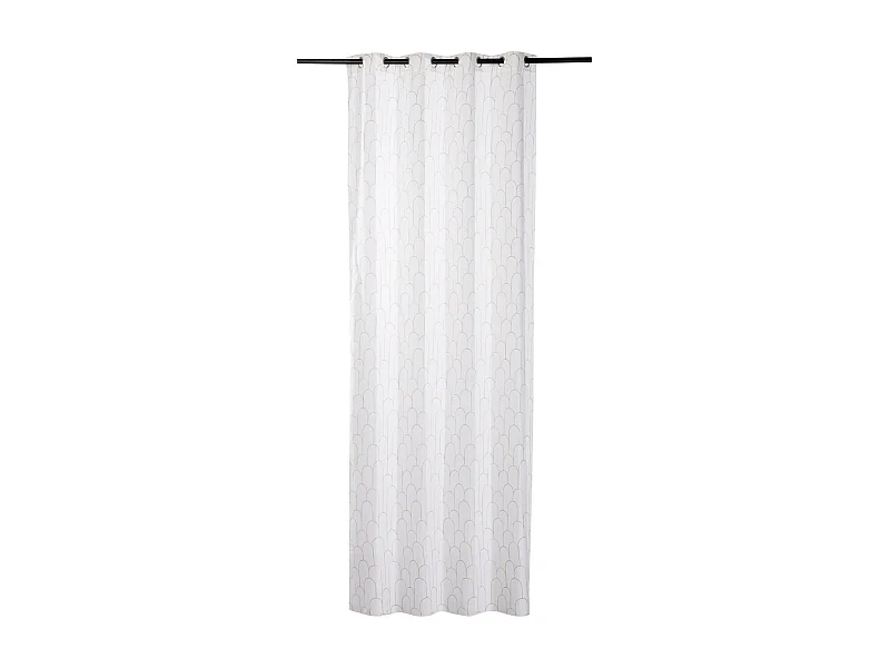 Visillo Lino Hera Formas Geometricas 140x270 Cm