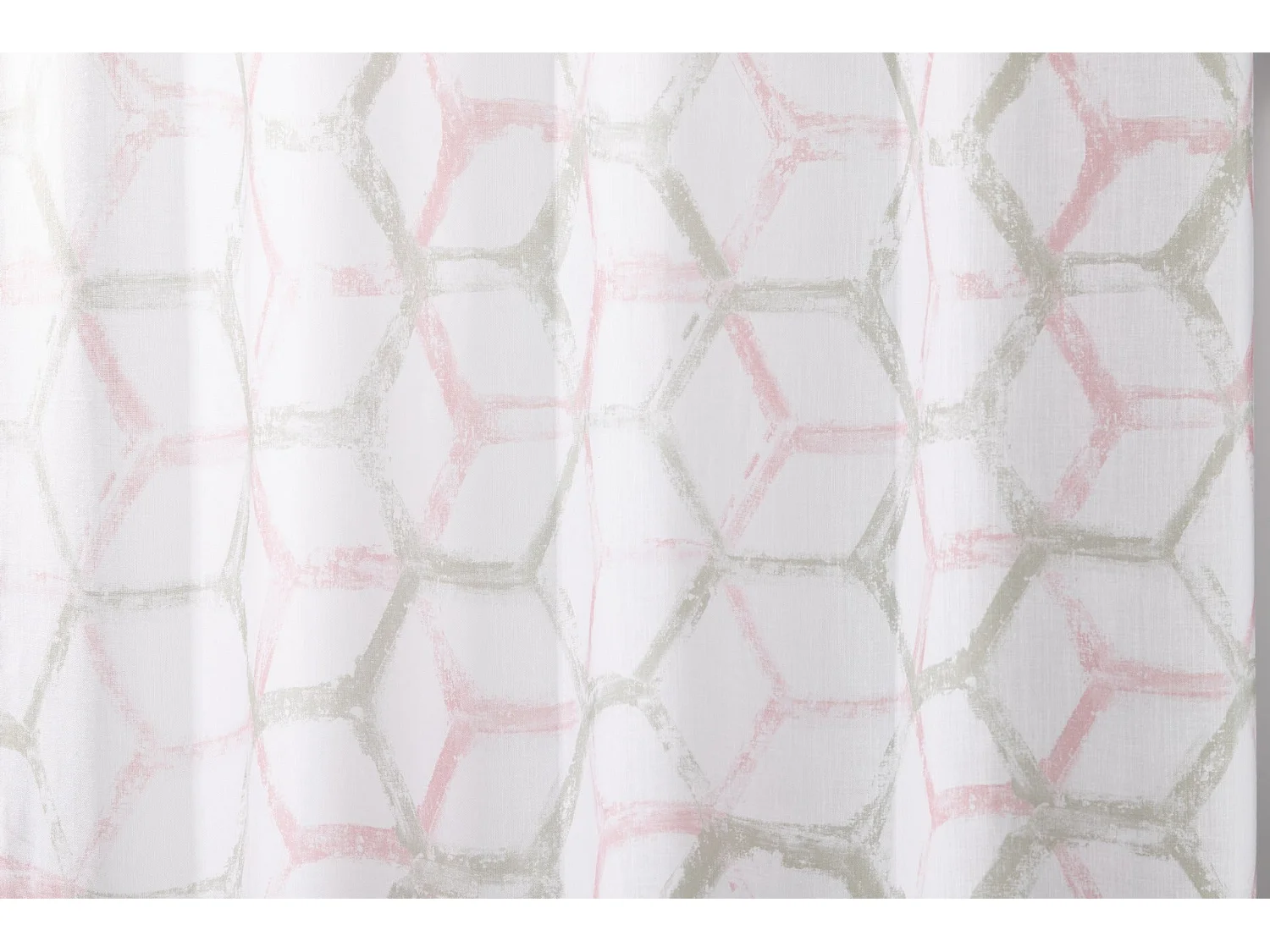 Visillo Lino Lidia Formas Geometricas 140x270 Cm