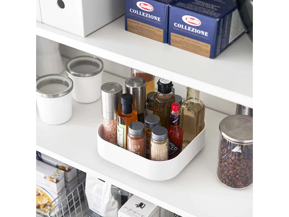 Boîte de rangement rotative en plastique Tower