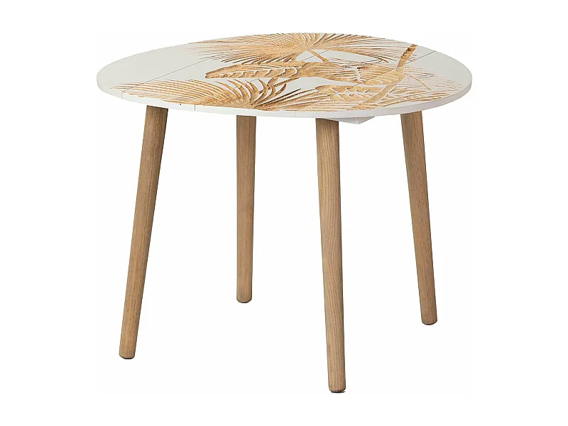 Mesa Auxiliar Madera Talla 60x60x45 Cm