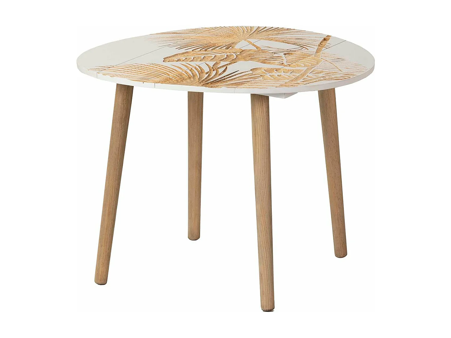 Mesa Auxiliar Madera Talla 60x60x45 Cm