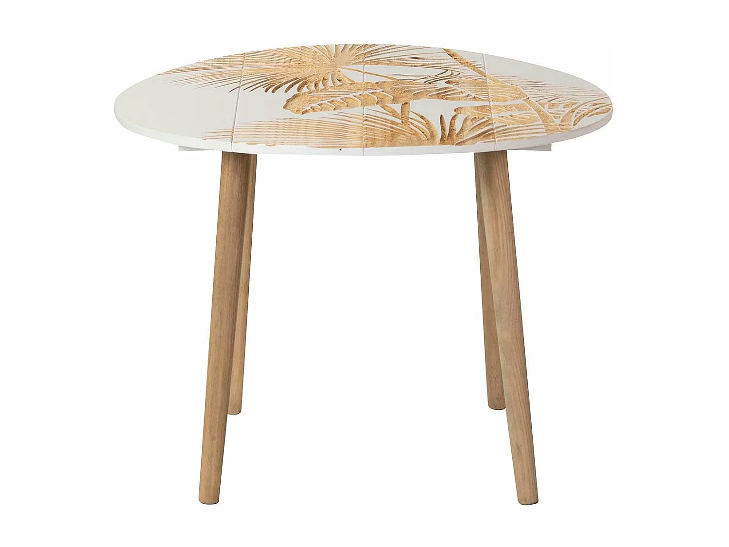 Mesa Auxiliar Madera Talla 60x60x45 Cm