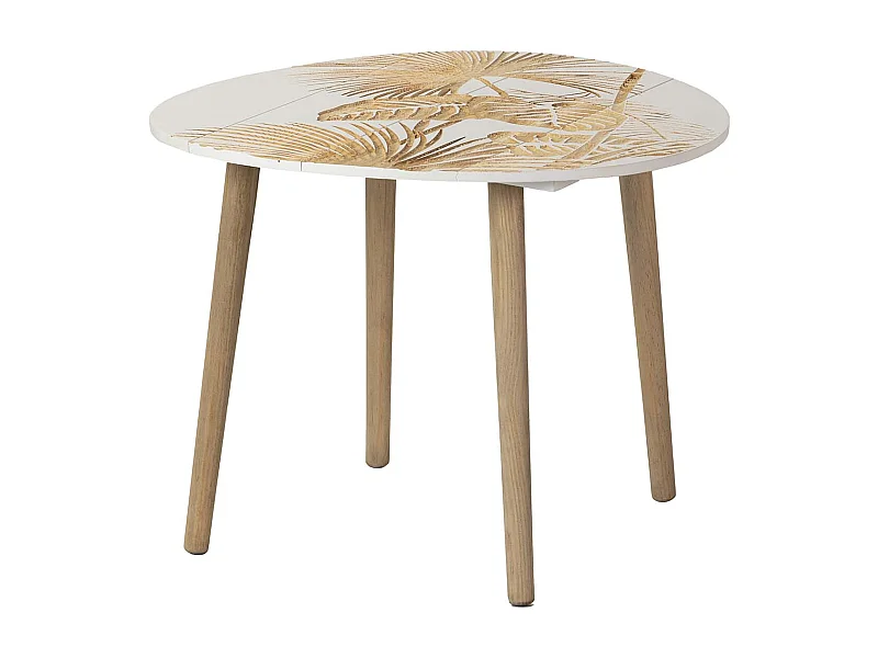 Mesa Auxiliar Madera Talla 60x60x45 Cm