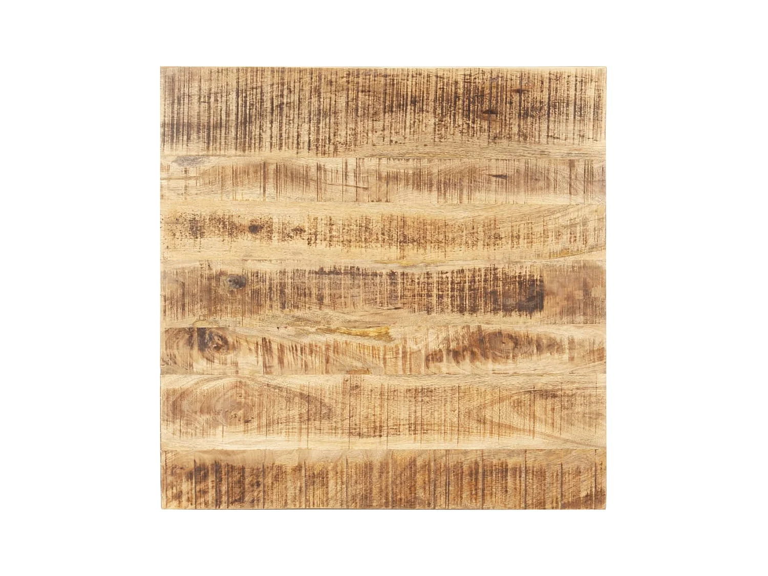 Dessus de table Bois de manguier solide 15-16 mm 80x80 cm
