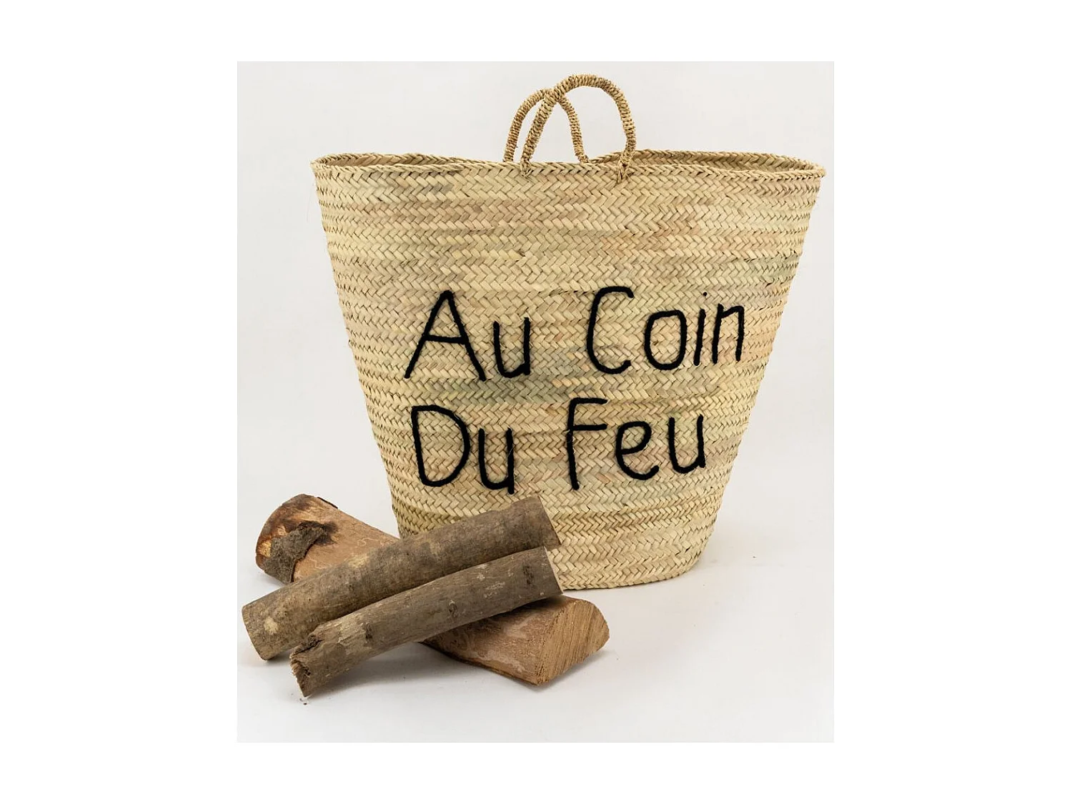 Cabas en palmier naturel Au Coin Du Feu