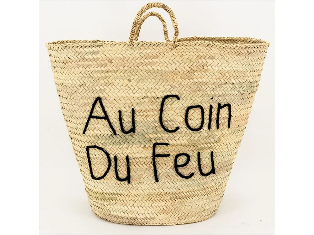 Cabas en palmier naturel Au Coin Du Feu