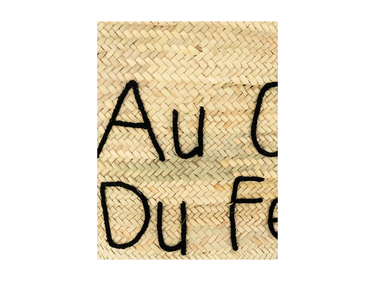 Cabas en palmier naturel Au Coin Du Feu