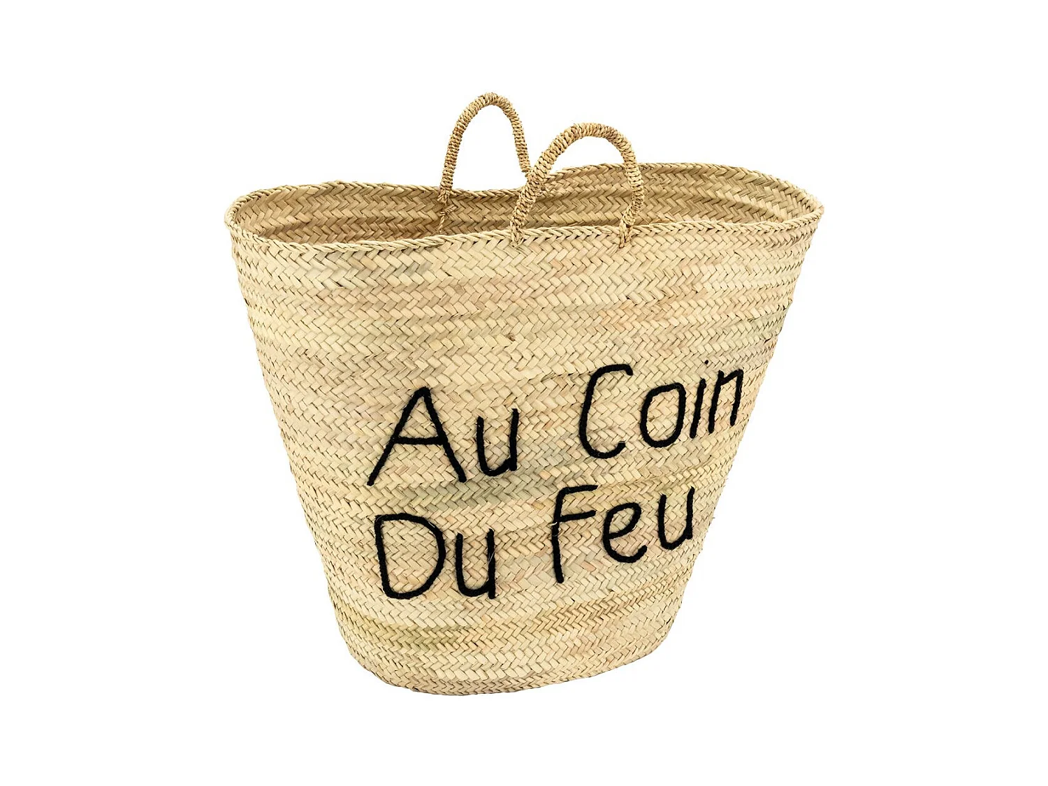 Cabas en palmier naturel Au Coin Du Feu