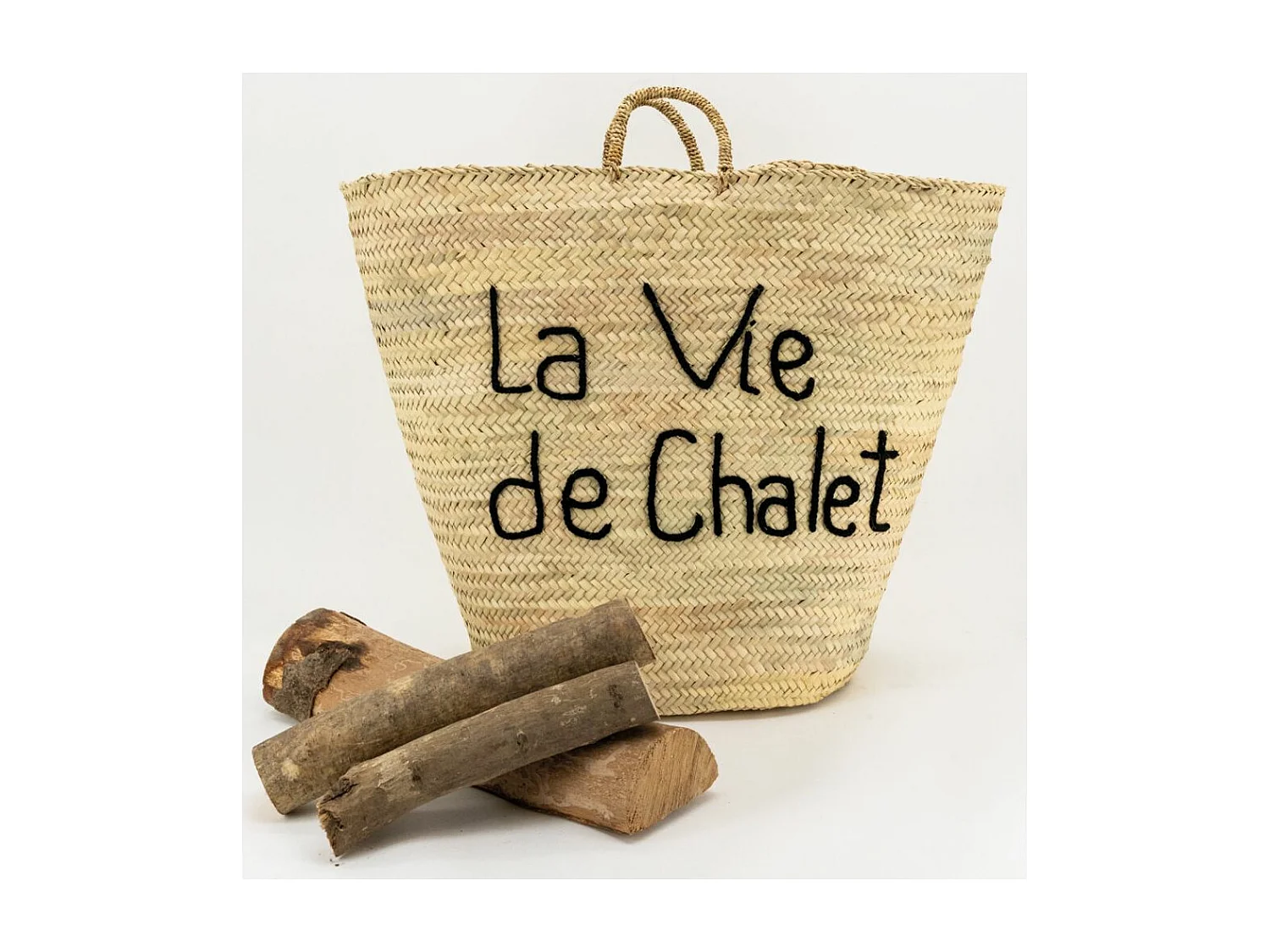 Cabas en palmier naturel La Vie de Chalet