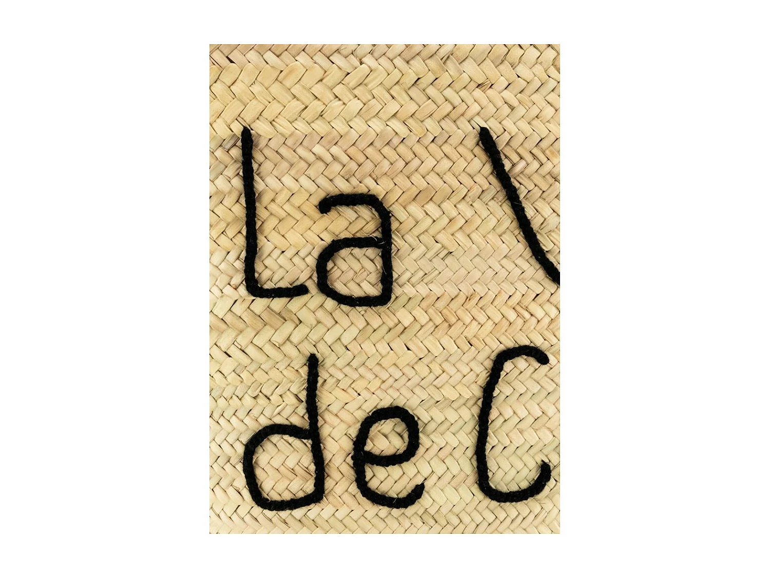 Cabas en palmier naturel La Vie de Chalet