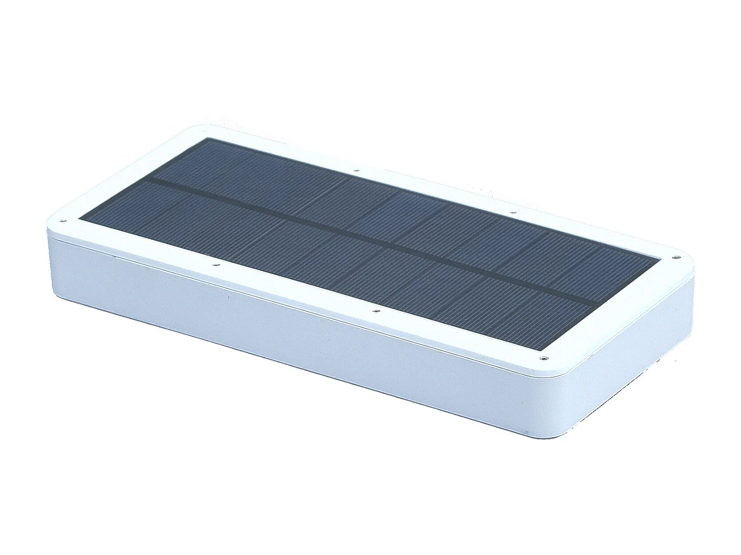 Applique solaire IP65 (800lm 6000K A++) - Blanc - Voltman