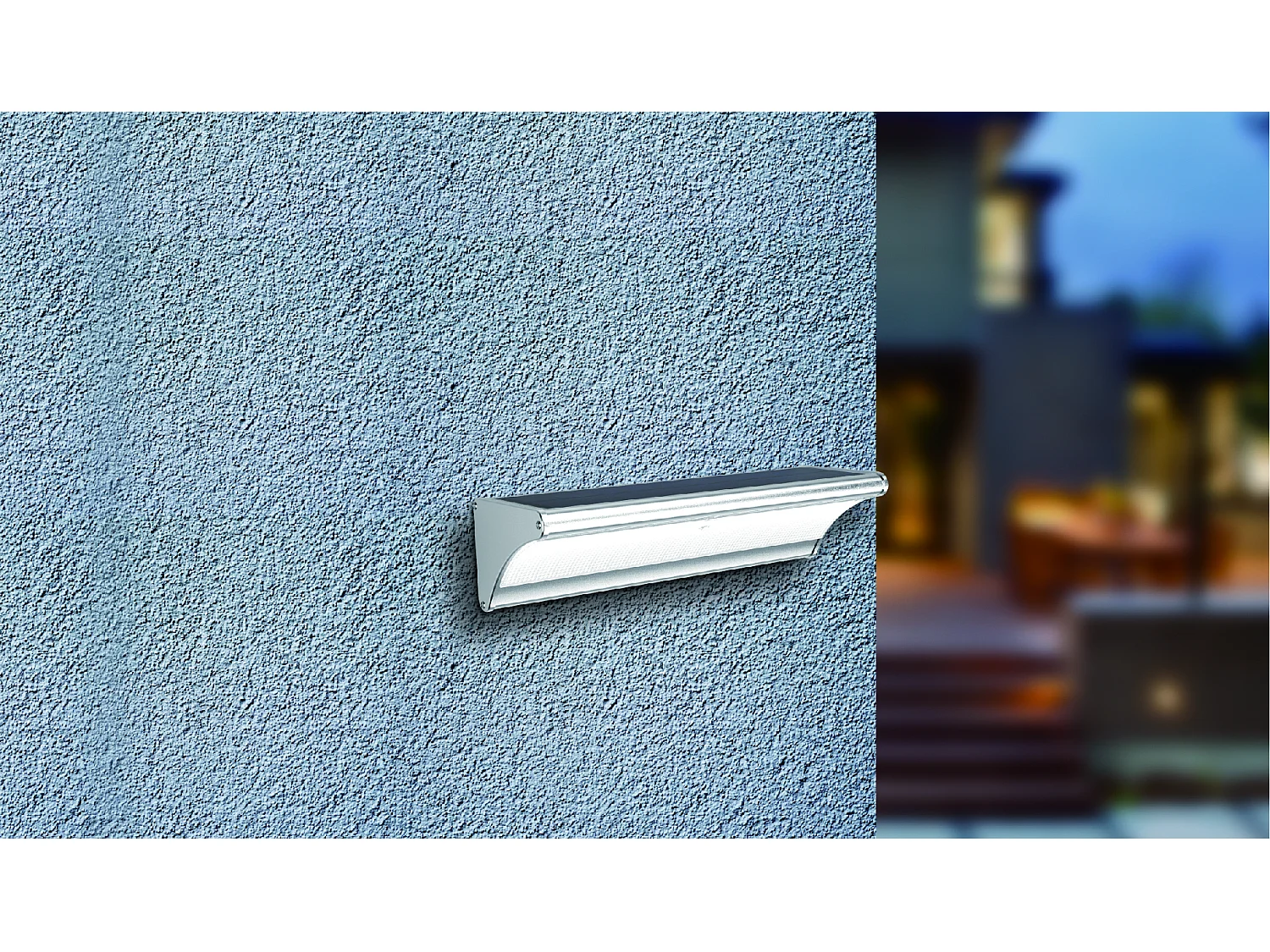 Applique solaire avec détecteur de mouvement 30cm - 1100lm - classe A++ - AKov Voltman