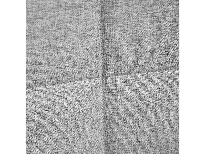 Tête de lit 160 cm en tissu capitonné gris clair pour lit 160 – AISHA