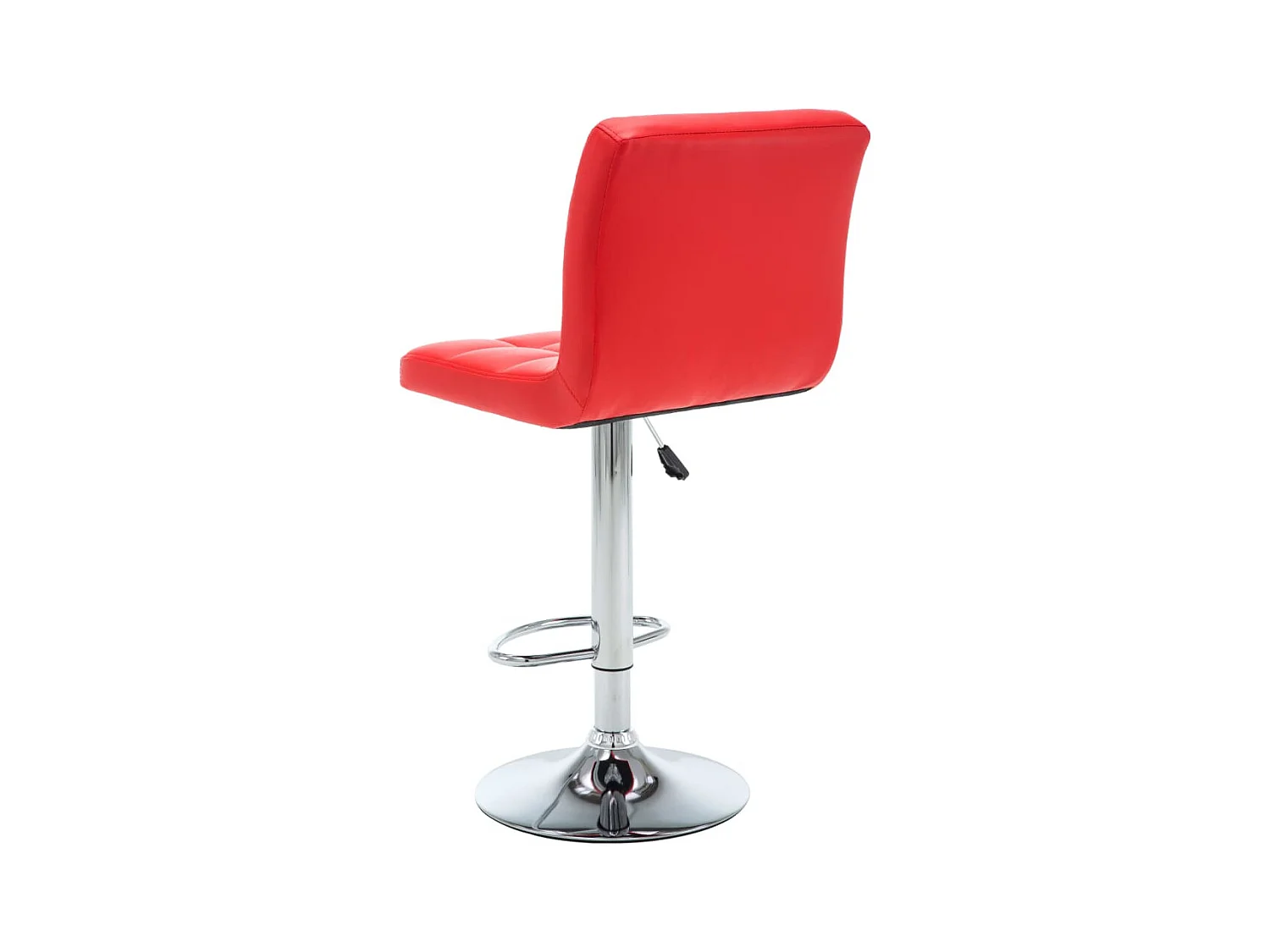 Barhocker 2 Stk. Rot Kunstleder