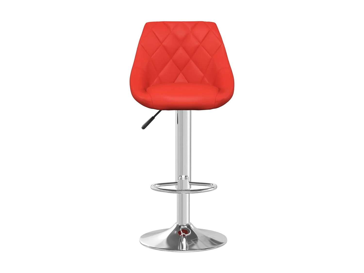 Barhocker 2 Stk. Rot Kunstleder