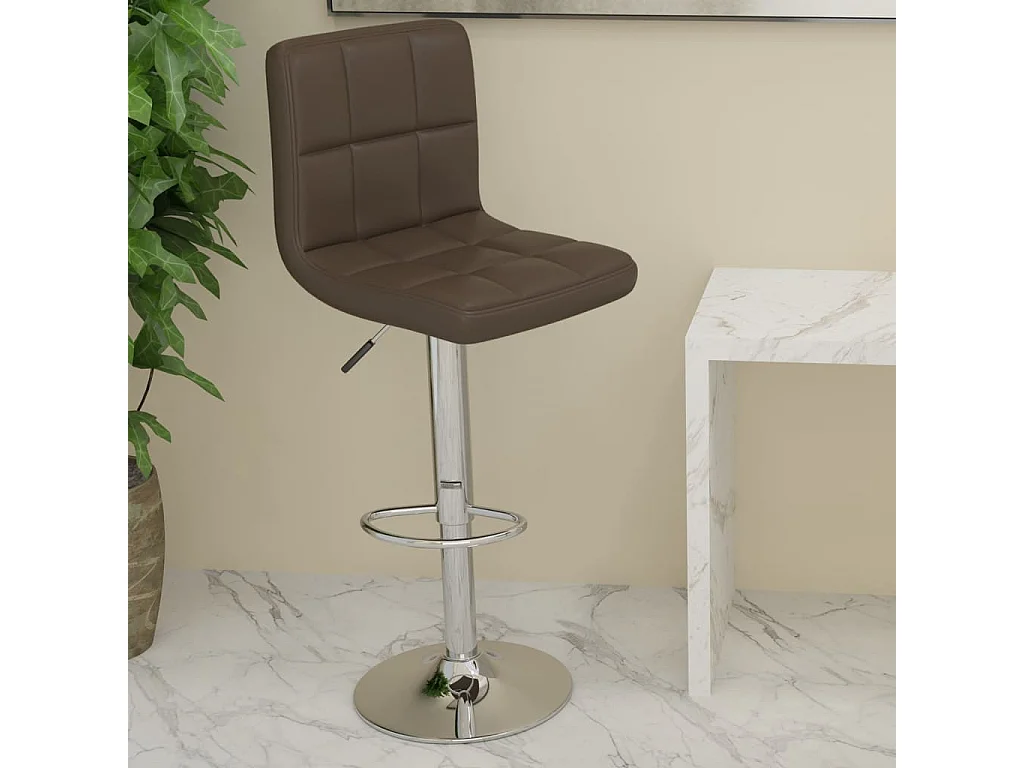 Tabouret de bar Marron Similicuir
