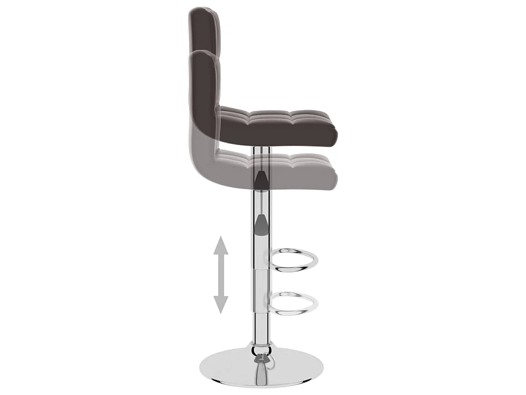 Tabouret de bar Marron Similicuir