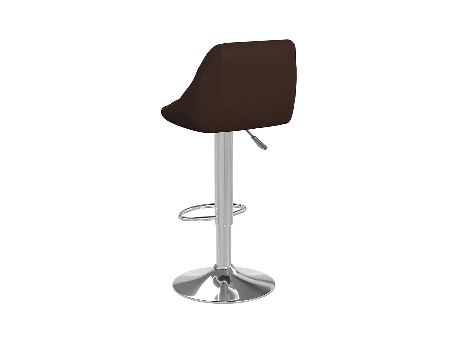 Barstoelen 2 st kunstleer bruin