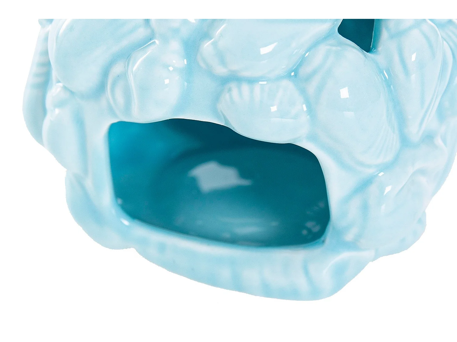 Bola Portavelas Caracolas Porcelana 9x9x8 Cm