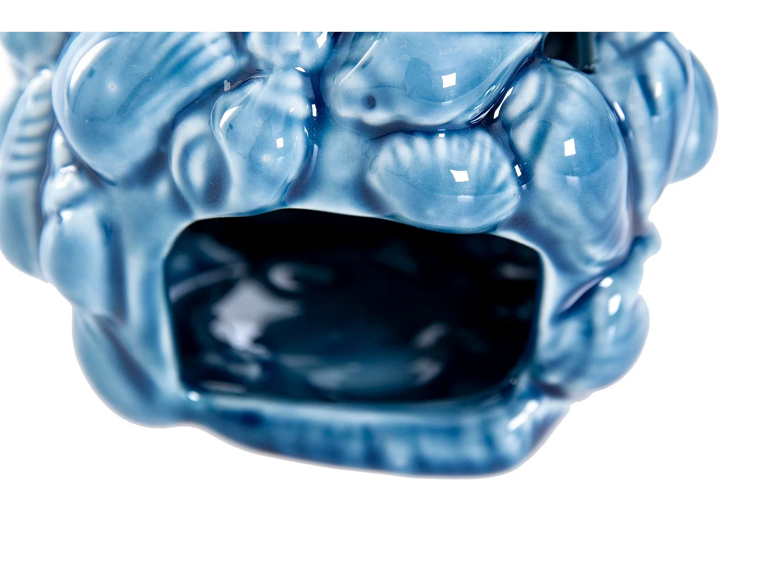 Bola Portavelas Caracolas Porcelana 9x9x8 Cm