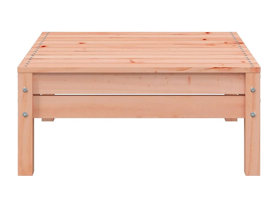 Canapé de jardin avec coussins et repose-pied 2 places