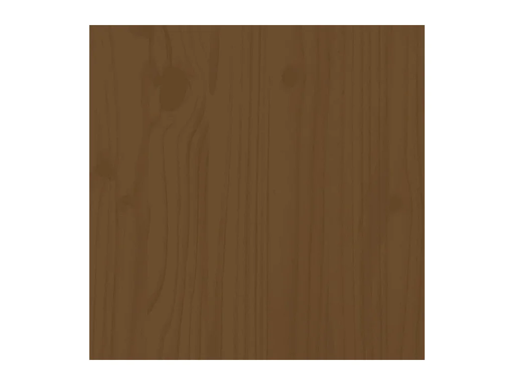 Canapés d'angle de jardin 2 pcs marron miel bois de pin solide