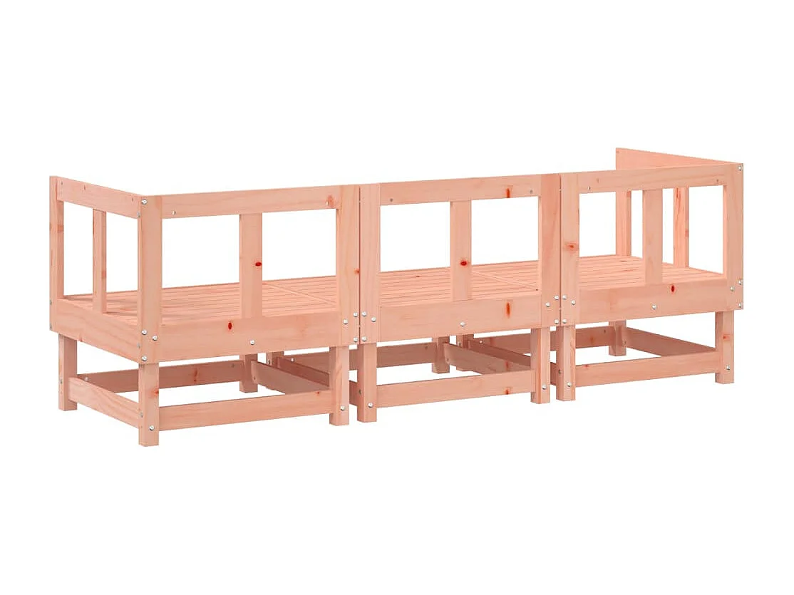 Gartenmöbel 3-teilig aus massivem Douglas-Holz