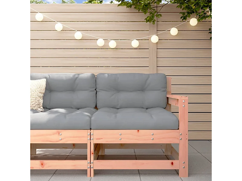 Canapé d'angle de jardin bois massif douglas